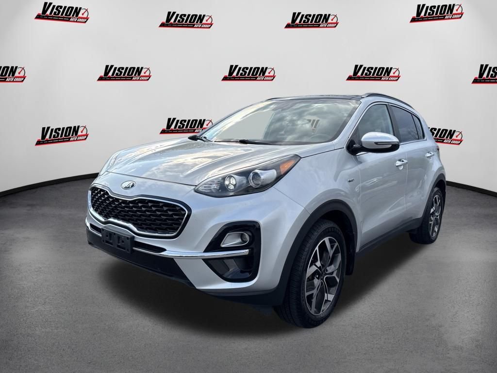 Used 2022 Silver Kia EX image 1