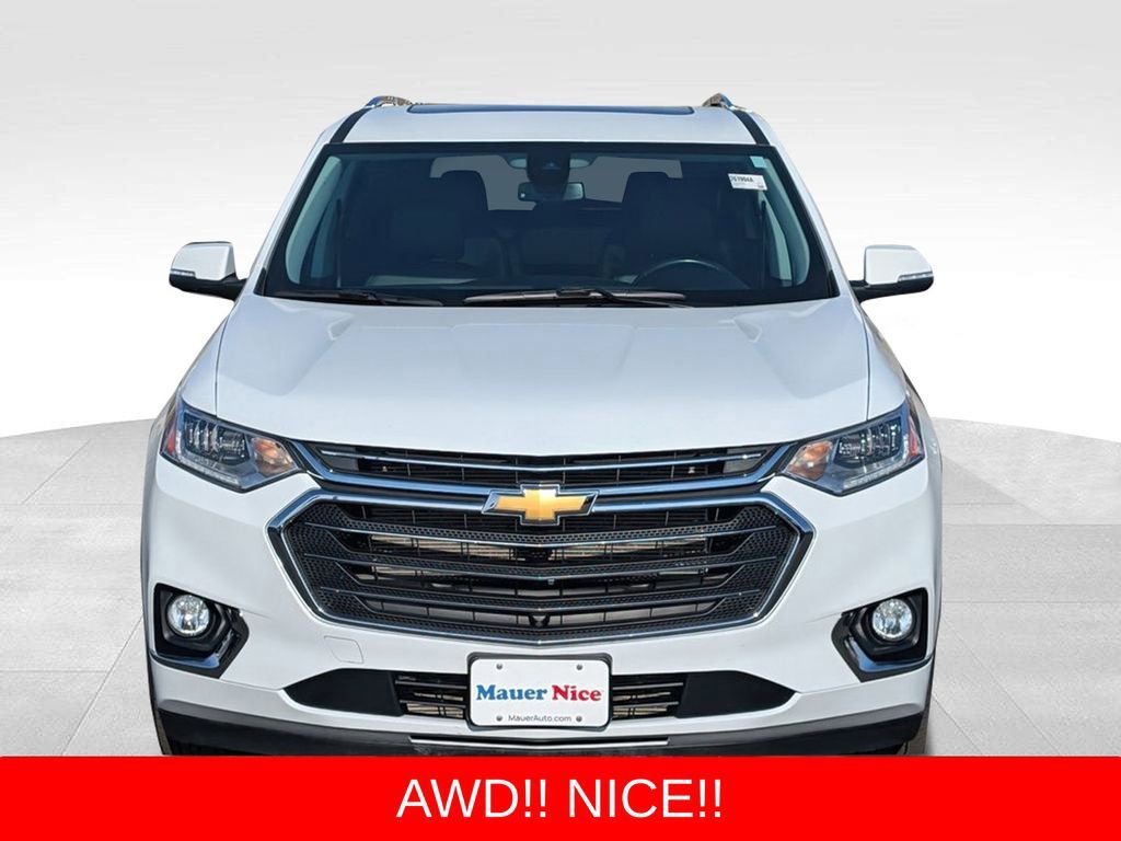 Certified 2021 Chevrolet Traverse Premier with VIN 1GNEVKKW6MJ144910 for sale in Anoka, Minnesota