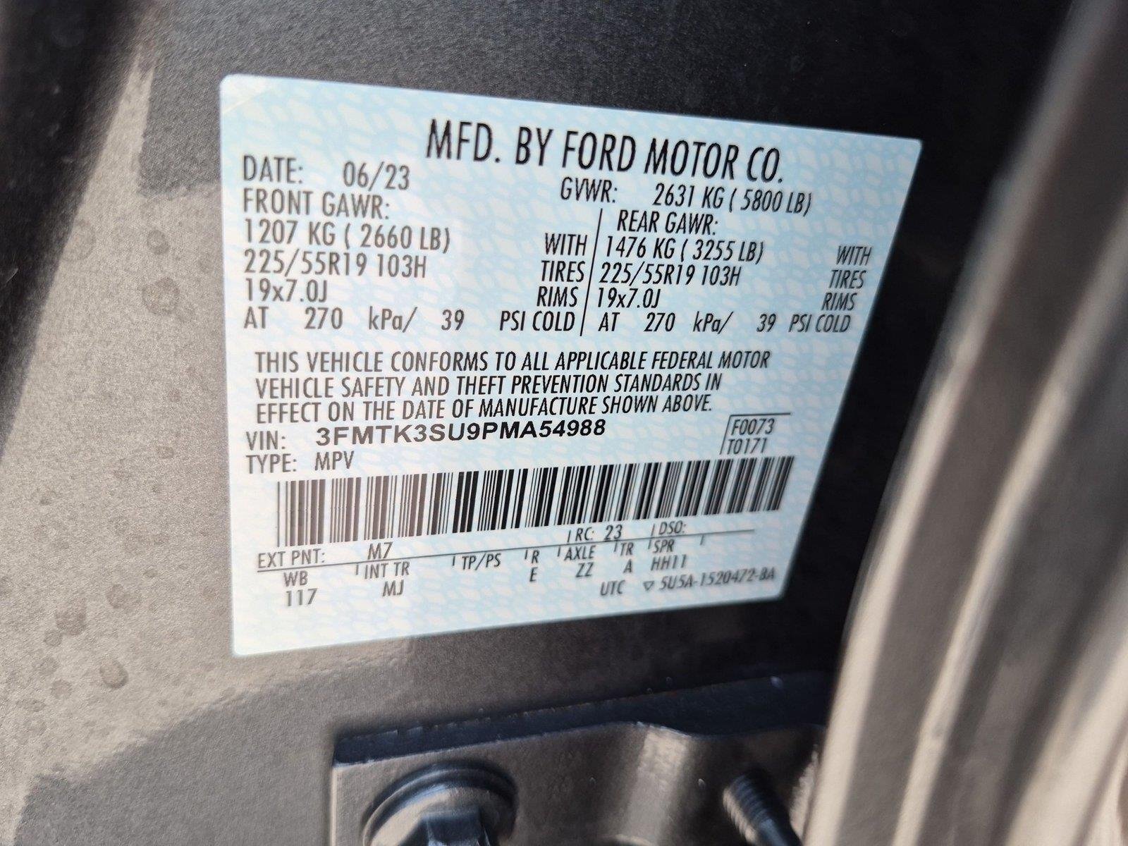 Used 2023 Carbonized Gray Metallic Ford Premium image 42