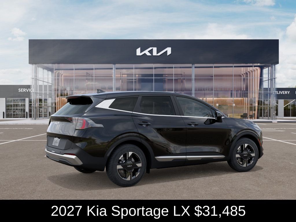 New 2027 Ebony Black Kia LX image 8