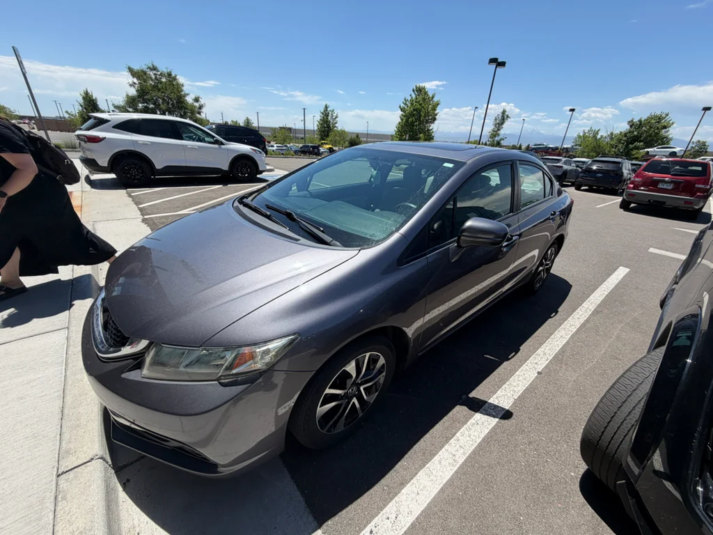Used 2014 Modern Steel Metallic Honda EX image 1