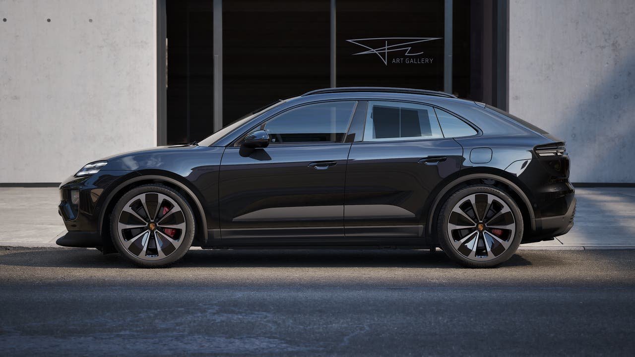 New 2026 Jet Black Metallic Porsche 4S Electric image 2