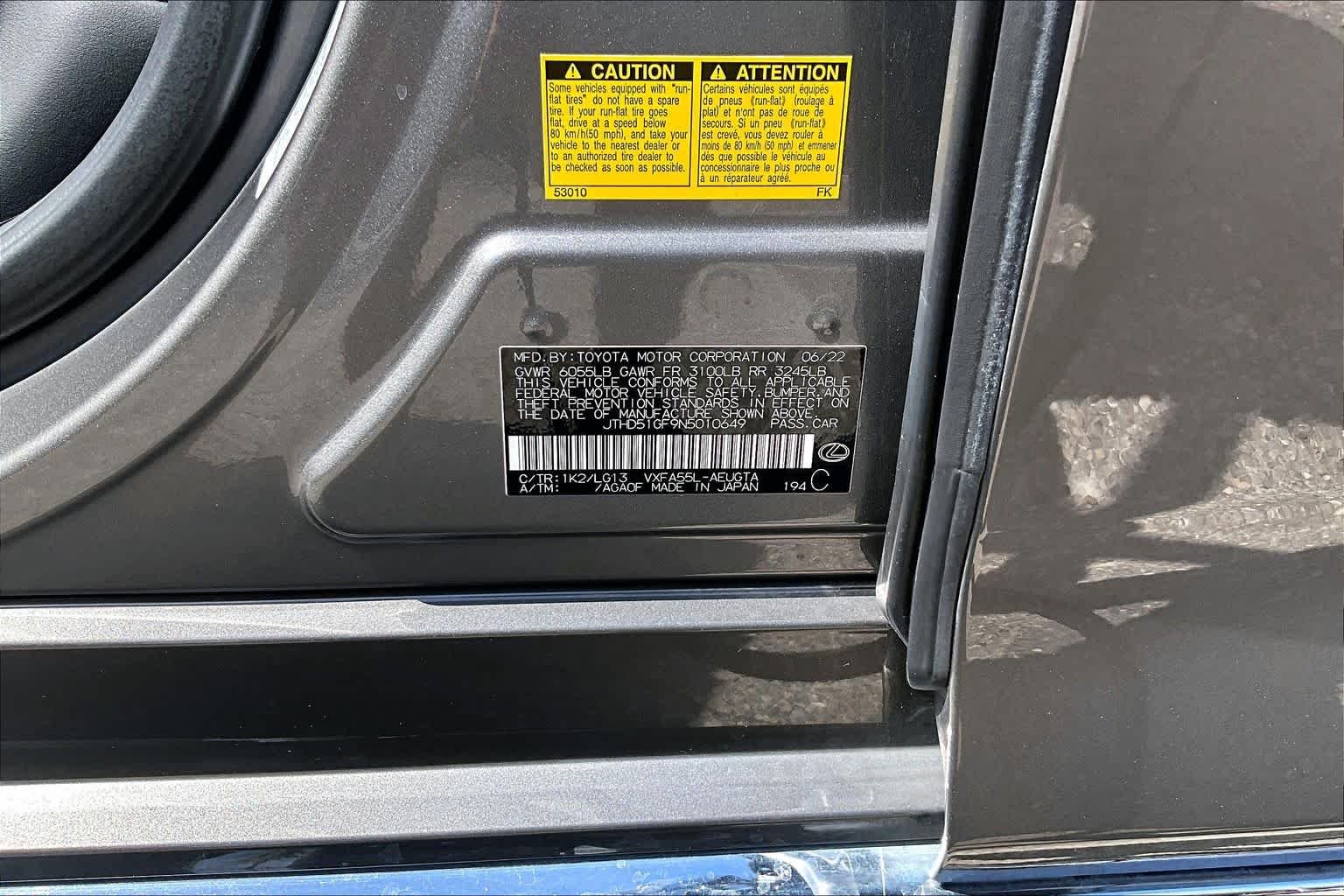 Used 2022 Manganese Luster Lexus  image 37