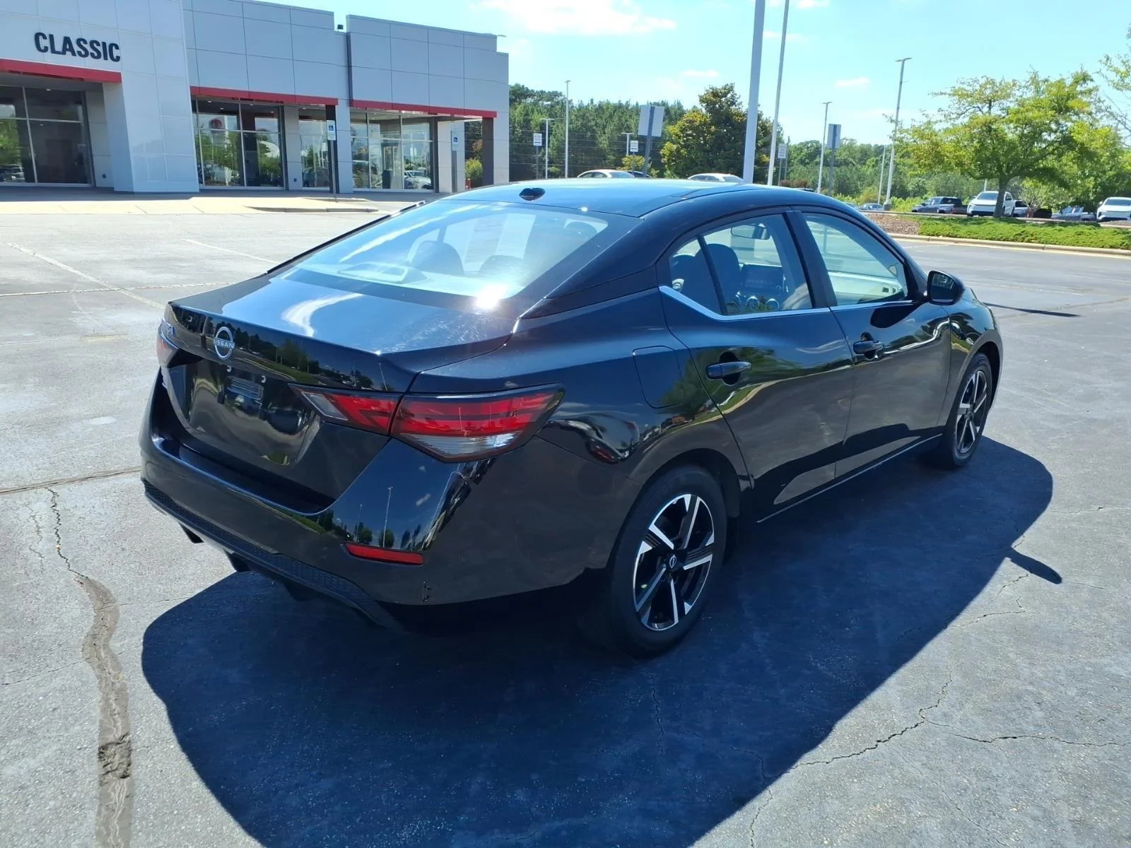 Used 2025 Super Black Nissan SV image 2