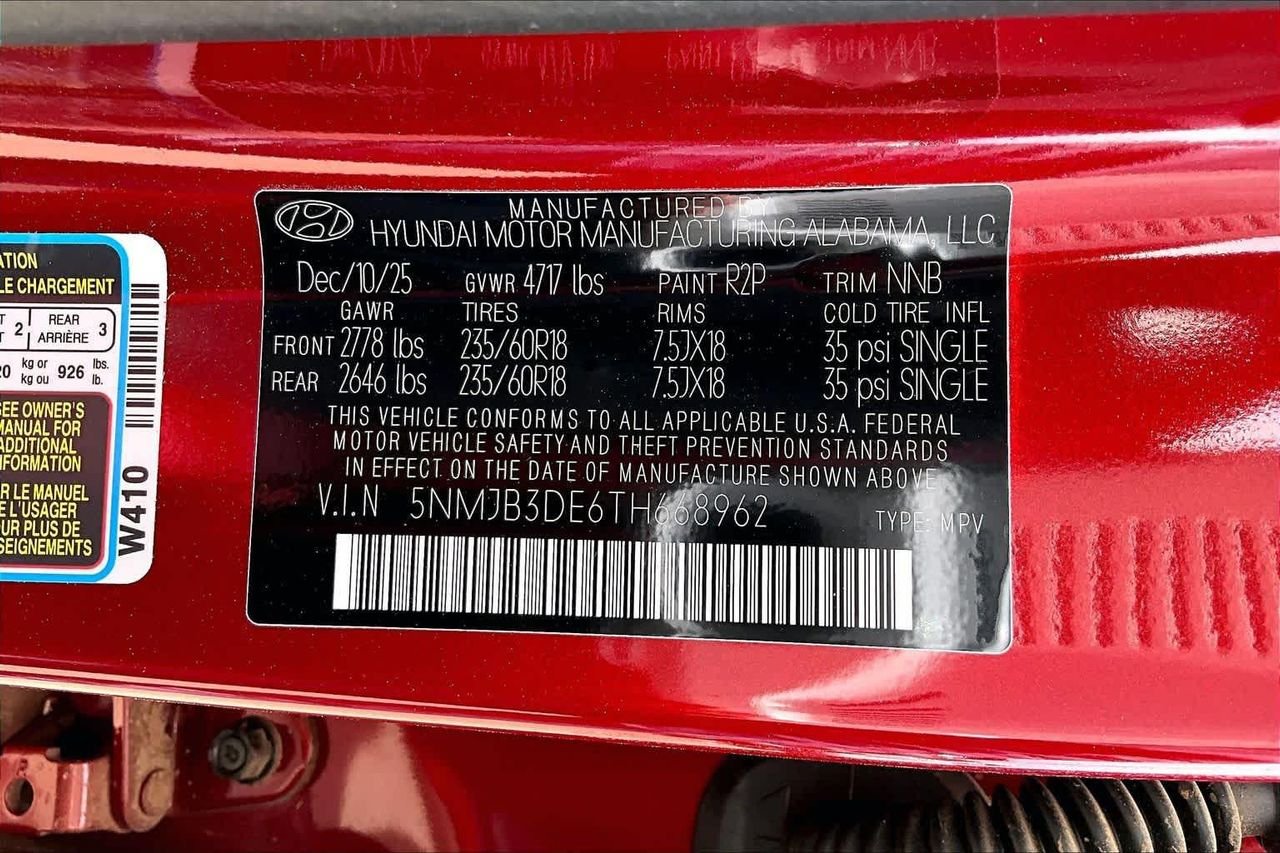New 2026 Ultimate Red Hyundai SEL image 21