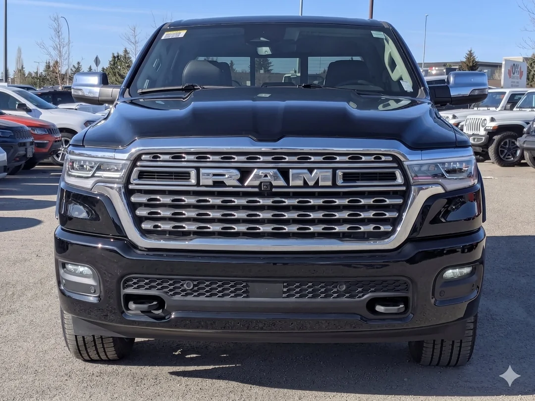 New 2026 Black RAM Limited Longhorn - - 4x4 - 5.7L HEMI V8 eTorque - Premium Leather - Pano Sunroof & More! image 3
