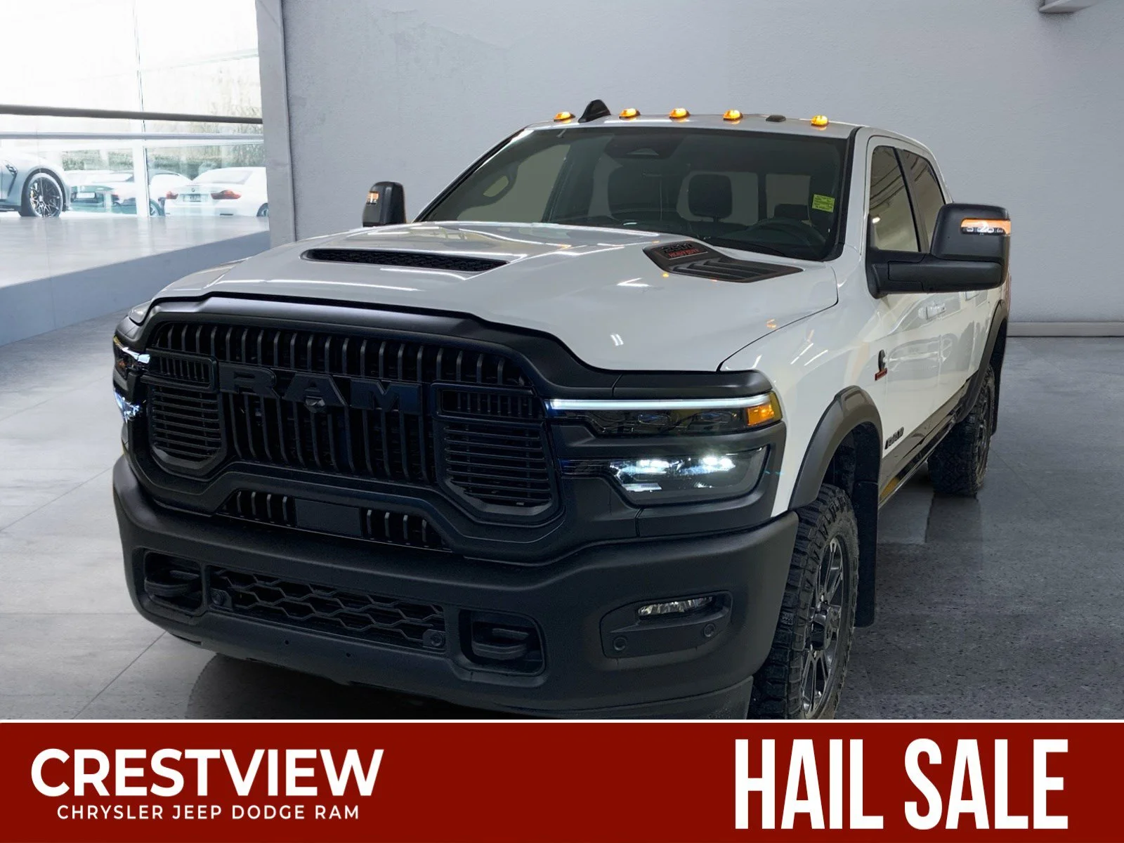 New 2026 Bright White Ram Rebel image 1