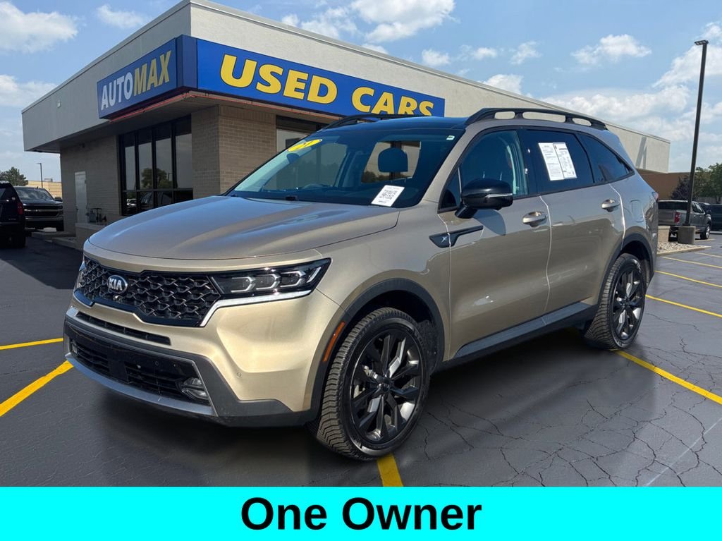Used 2021 Crystal Beige Kia SX Prestige X-Line image 1