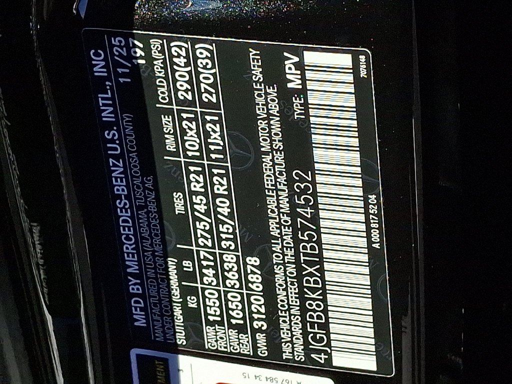 New 2026 Obsidian Black Metallic Mercedes-Benz AMG® GLE 63 S 4MATIC+ SUV image 20