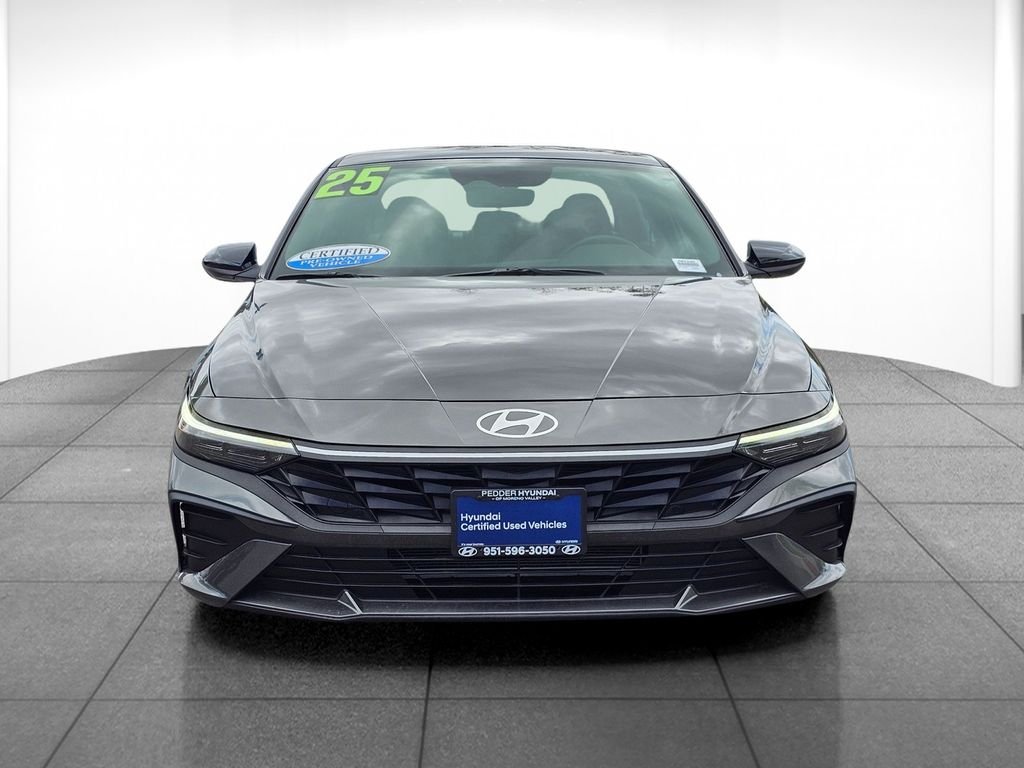 Certified 2025 Hyundai Elantra SEL with VIN KMHLM4DG9SU882955 for sale in Moreno Valley, CA