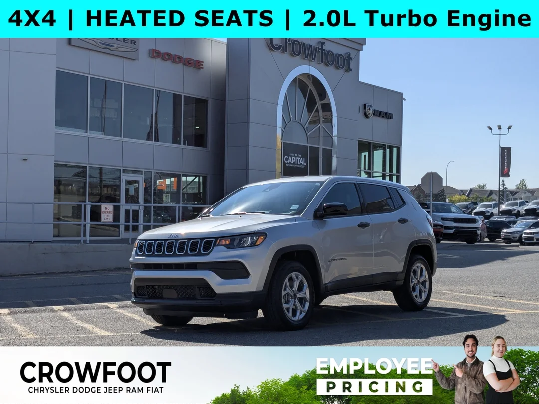New 2026 Silver Jeep Sport - - 4x4 - Forward Collision Warning - LED Head Lamps - Heated Seats & More! image 1