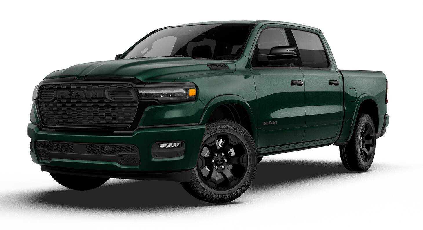 New 2027 Serrano-Green Metallic Exterior Paint RAM BIG HORN image 1