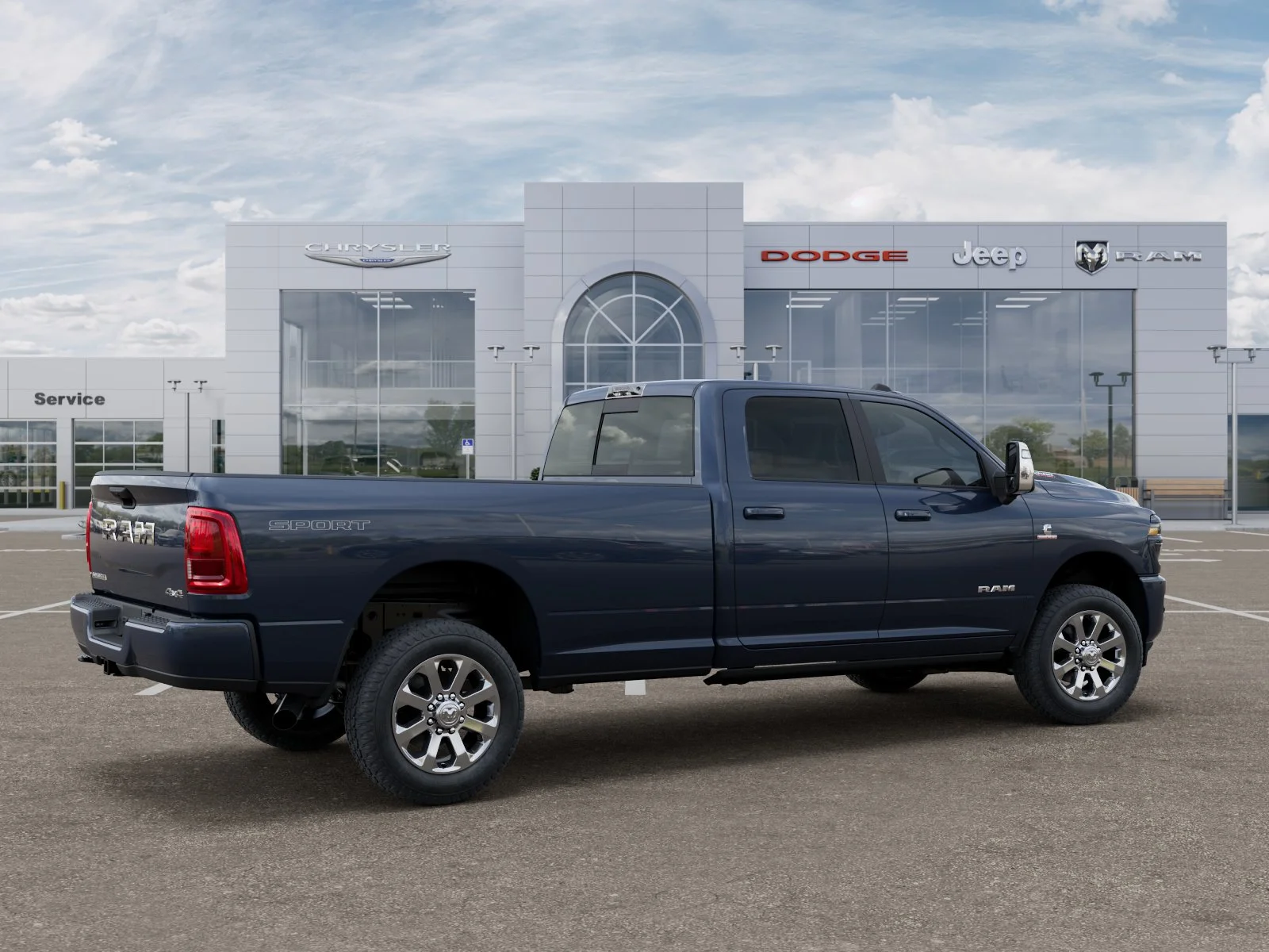 New 2026 Forged Blue Metallic Exterior Paint RAM Laramie image 31