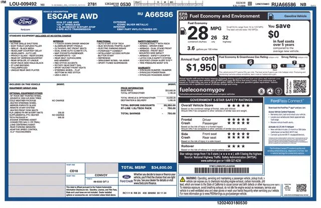 Certified Used 2024 Silver Ford ST-Line image 31