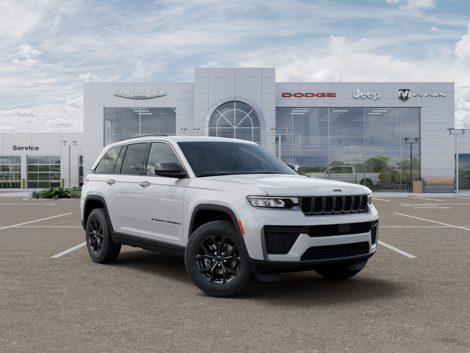 New 2026 Bright White Clear-Coat Exterior Paint Jeep Altitude image 31