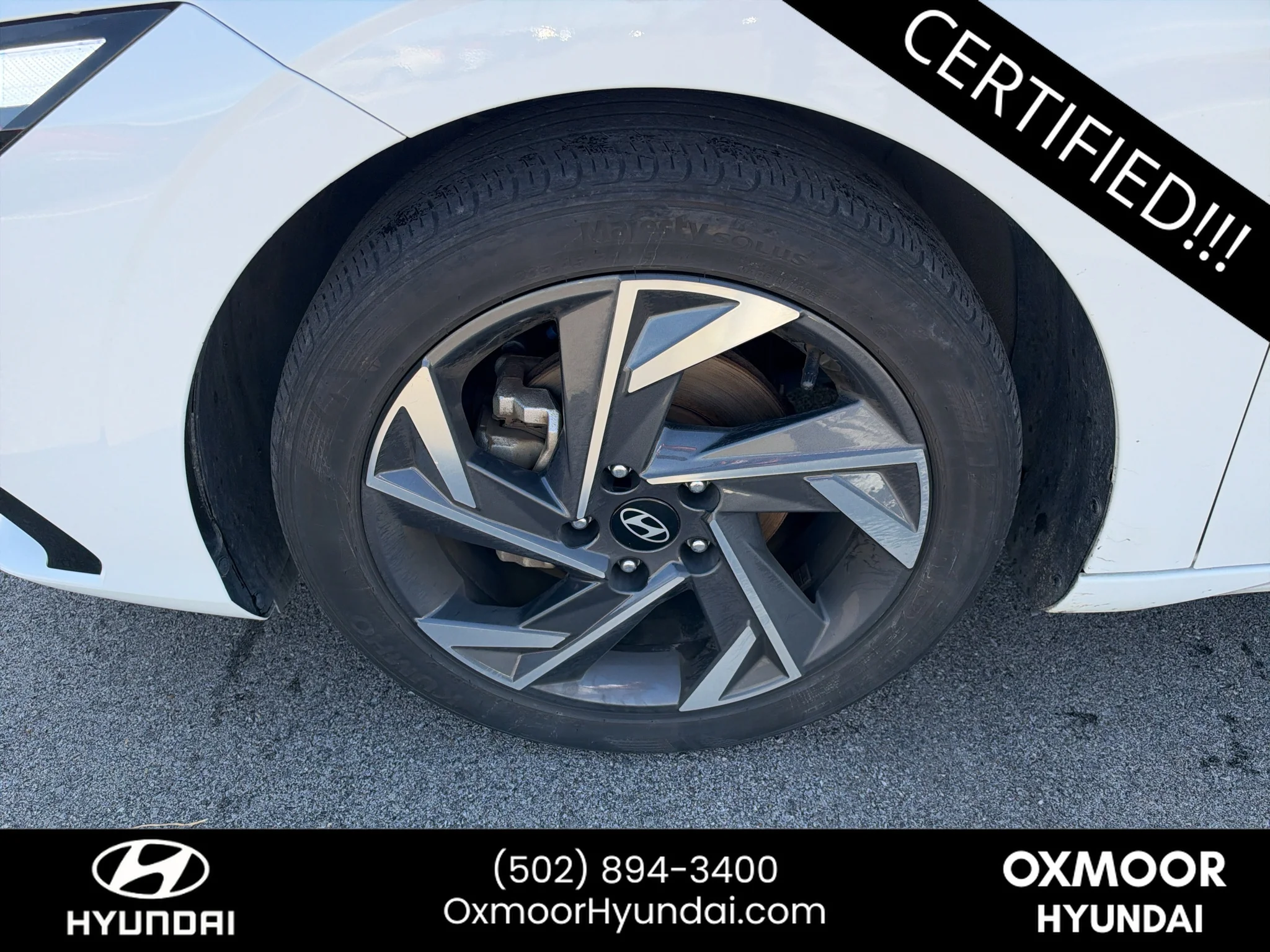 Certified Used 2024 Serenity White Hyundai SEL image 6