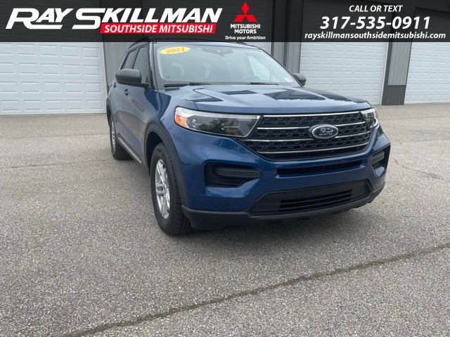 Used 2021 Blue Ford XLT image 3