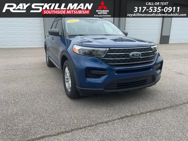 Used 2021 Blue Ford XLT image 3