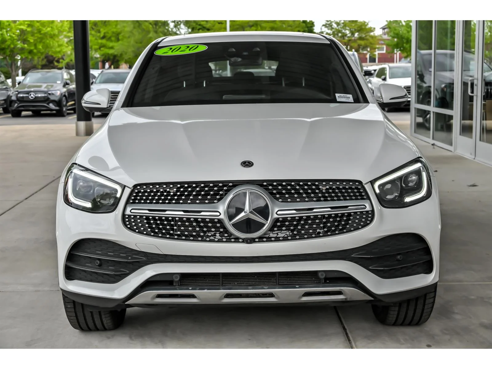 Used 2020 White Mercedes-Benz GLC 300 4MATIC® image 4