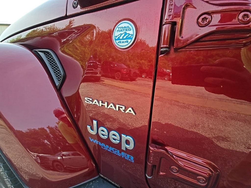 Used 2022 Red Jeep Unlimited Sahara 4xe image 14