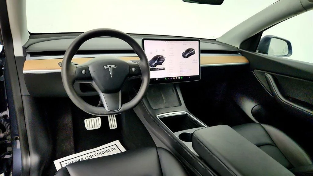 Used 2022 Midnight Silver Metallic Tesla Performance AWD image 12