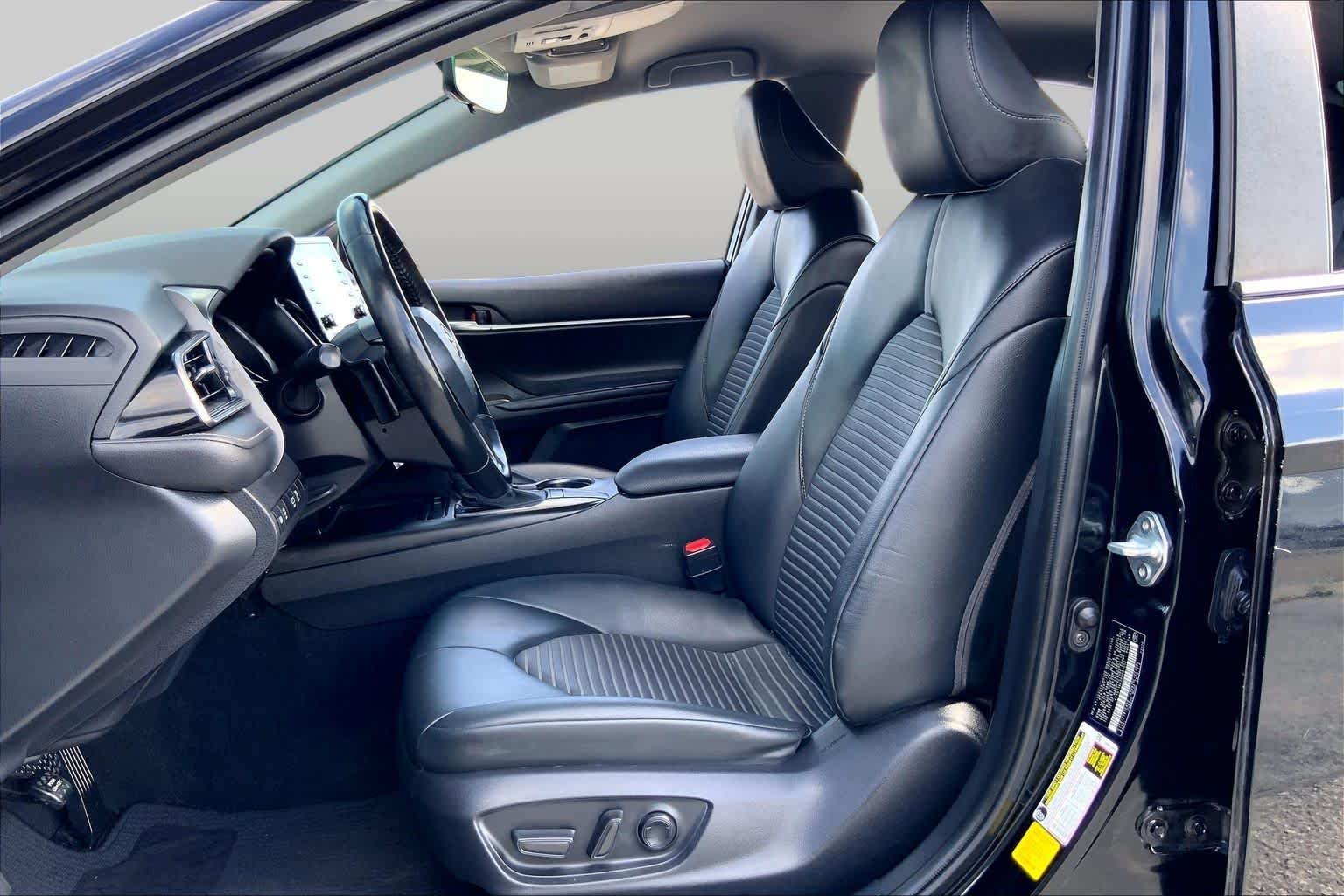 Used 2023 Midnight Black Metallic Toyota SE Nightshade image 8
