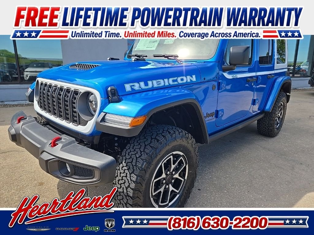 New 2026 Hydro Blue Pearl-Coat Exterior Paint Jeep Rubicon image 2