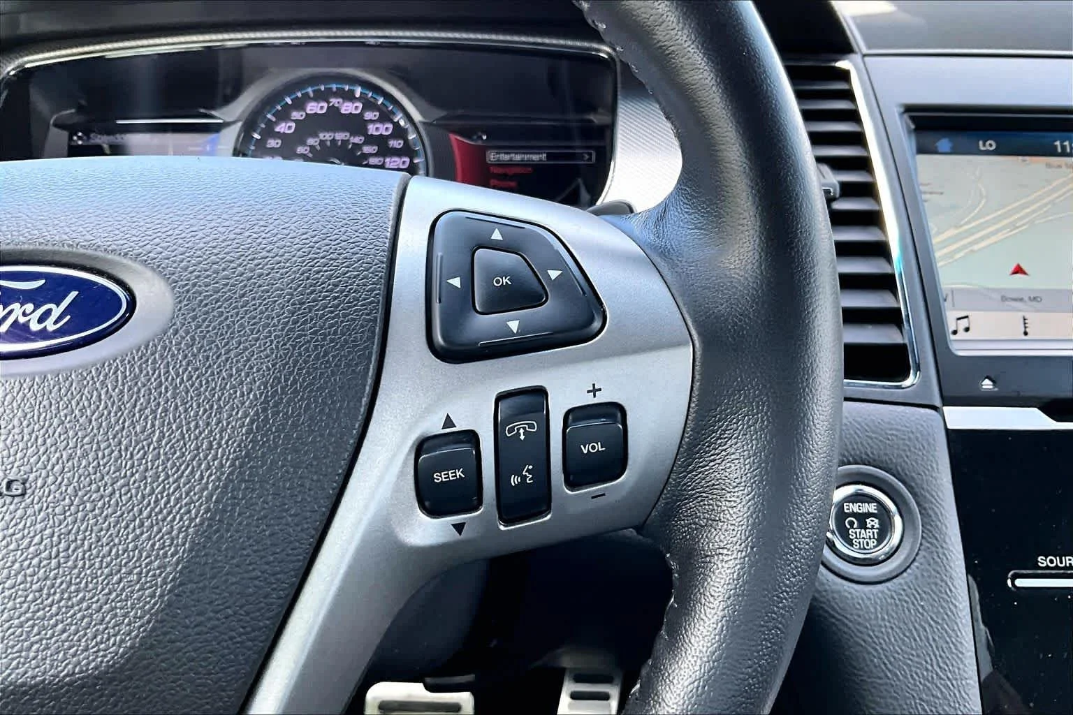 Used 2018 White Platinum Metallic Tri-Coat Ford SHO image 25