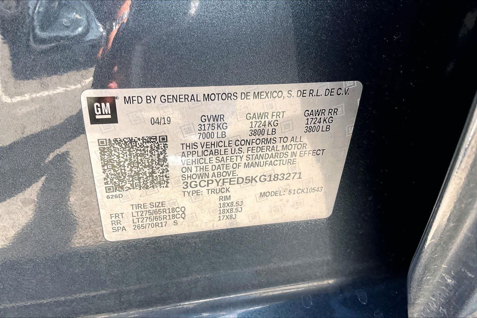 Used 2019 Shadow Gray Metallic Chevrolet LT Trail Boss image 30