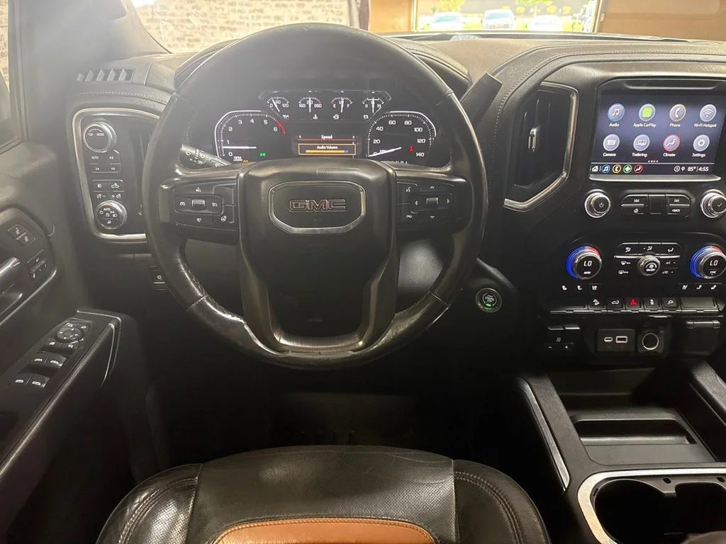 Used 2021 Satin Steel Metallic GMC AT4 image 16