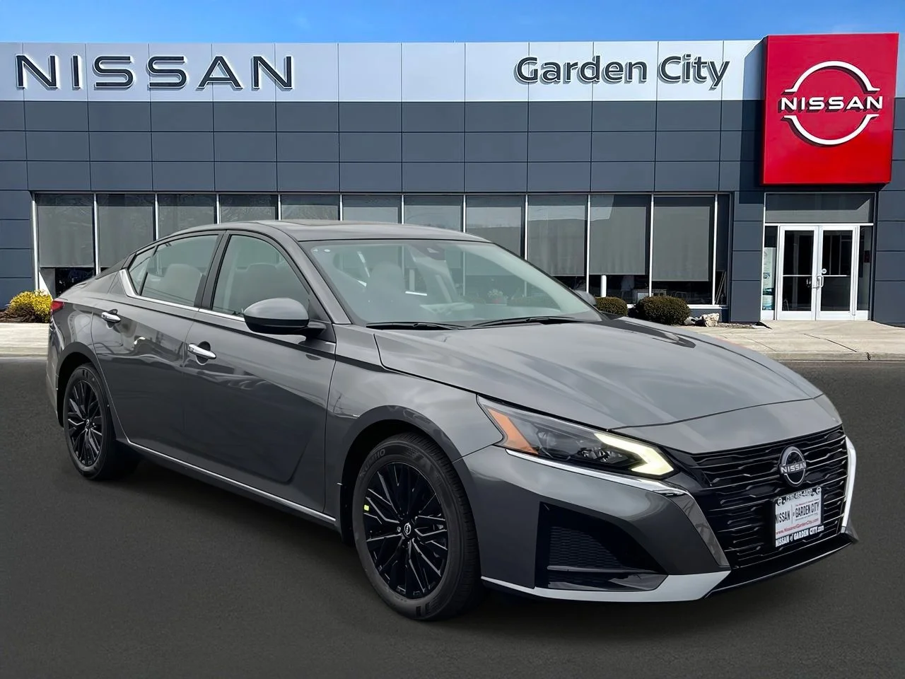 New 2025 Gun Metallic Nissan SV image 1