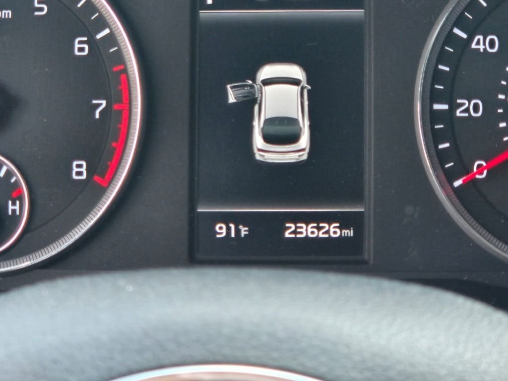 Used 2021 Sapphire Blue Kia EX image 30