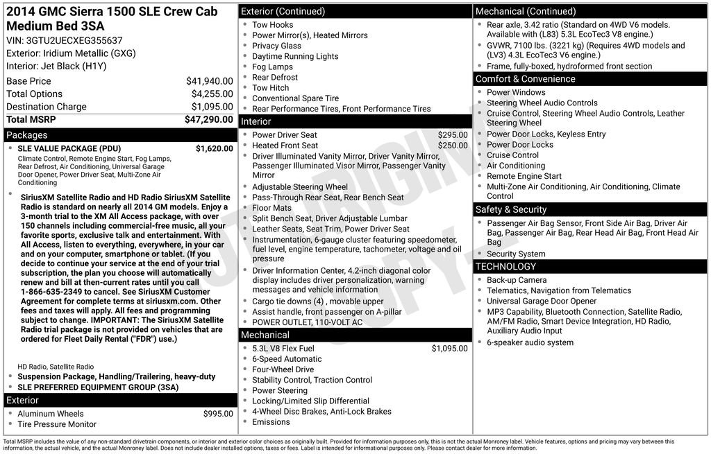 Used 2014 Silver GMC SLE image 6