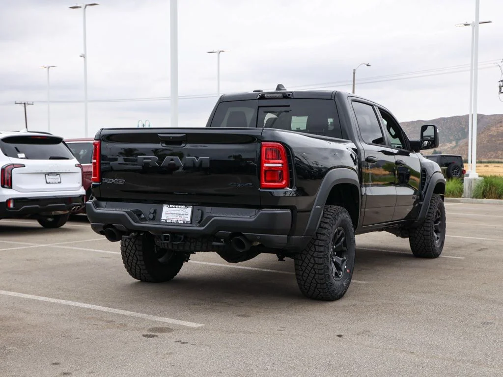 New 2026 Diamond Black Crystal Pearl-Coat Exterior Paint RAM RHO image 3