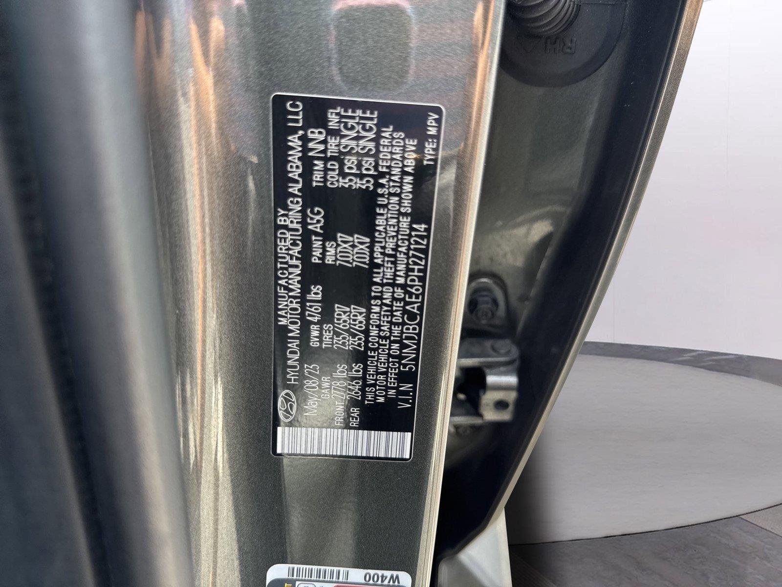 Used 2023 Amazon Gray Hyundai SEL image 39