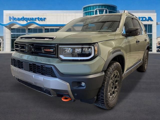 New 2026 Ash Green Metallic Honda TrailSport Elite Blackout image 7