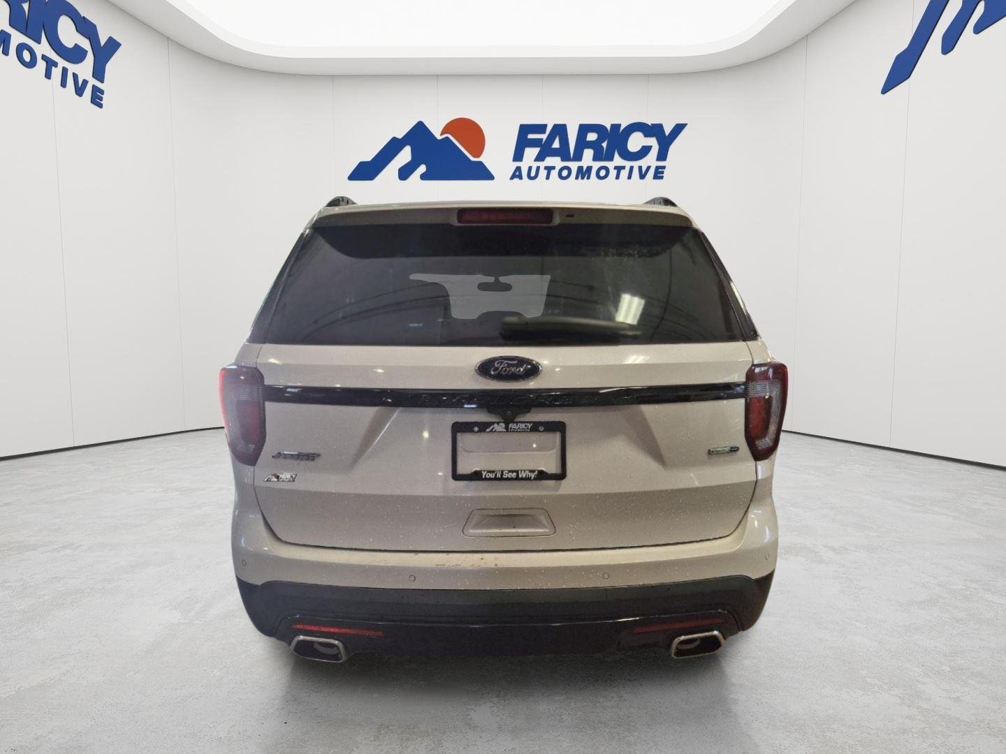 Used 2016 White Platinum Tri-Coat Metallic Ford Sport image 3