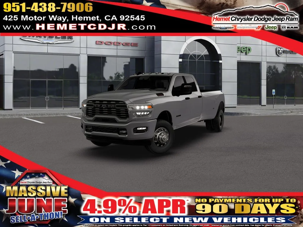 New 2026 Ceramic Gray Clear-Coat Exterior Paint RAM Big Horn Night Edition image 1