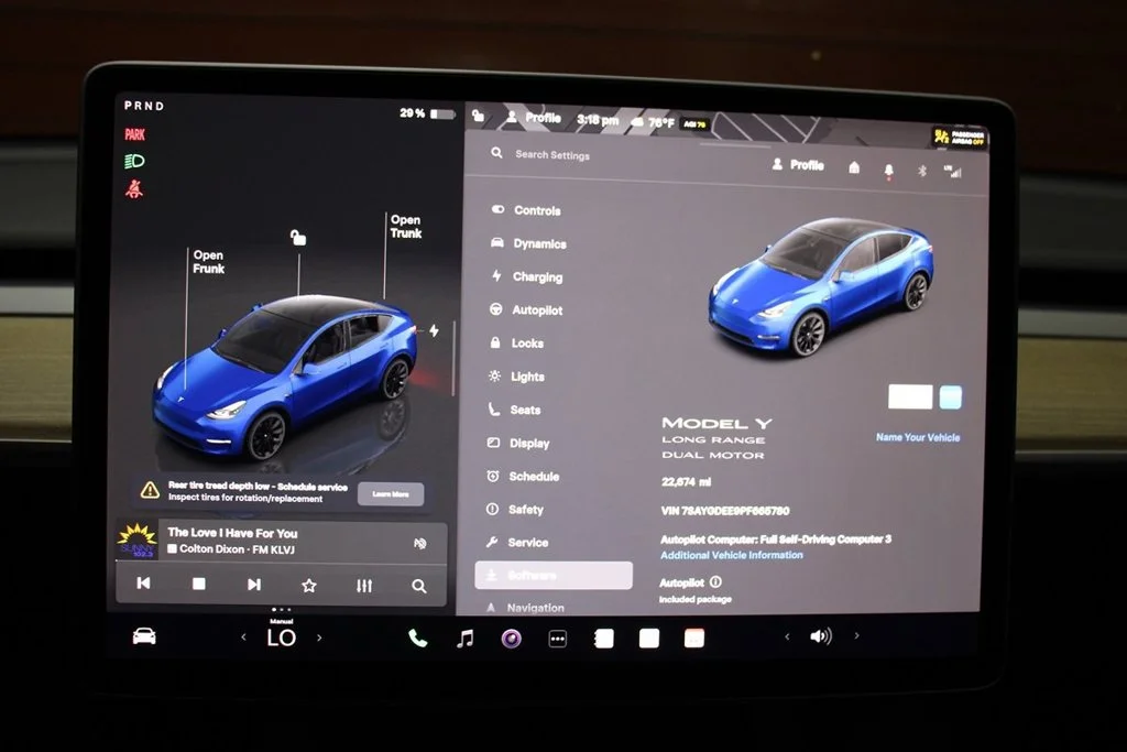 Used 2023 Deep Blue Metallic Tesla Long Range image 35