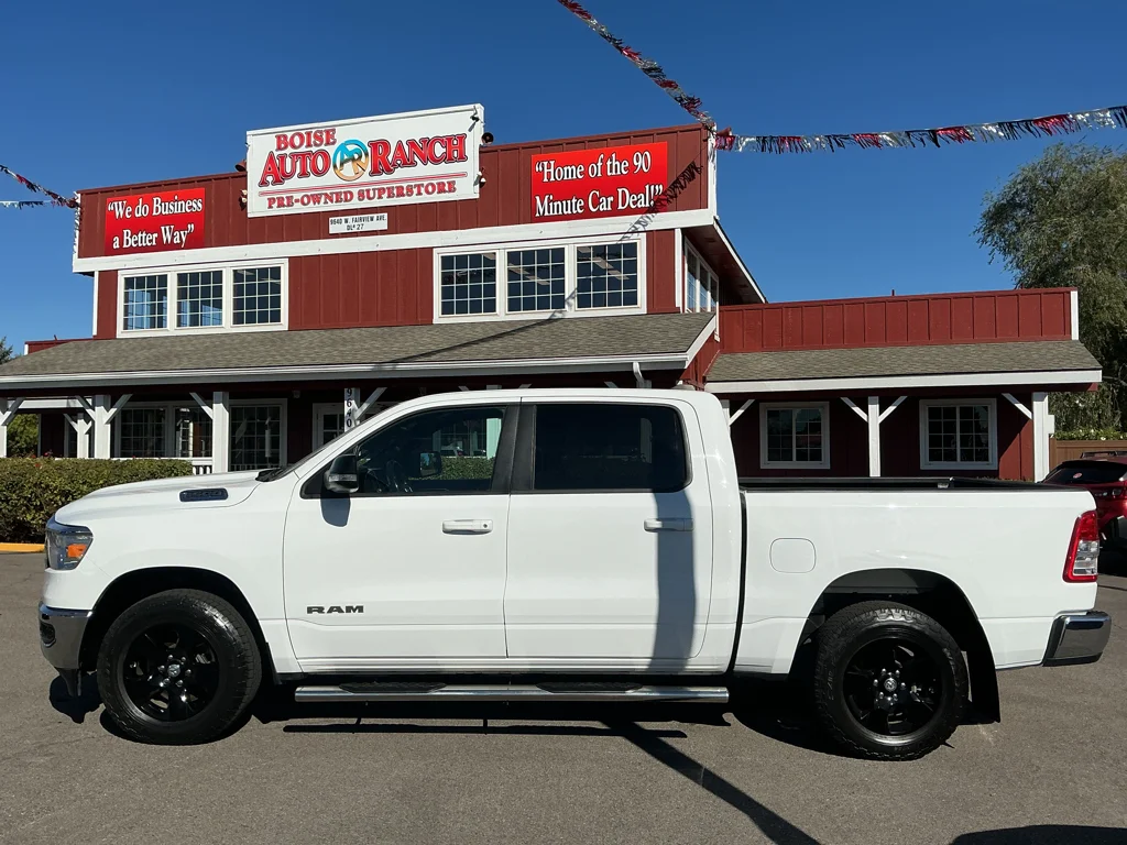 Used 2022 Bright White Clearcoat Ram Big Horn image 8