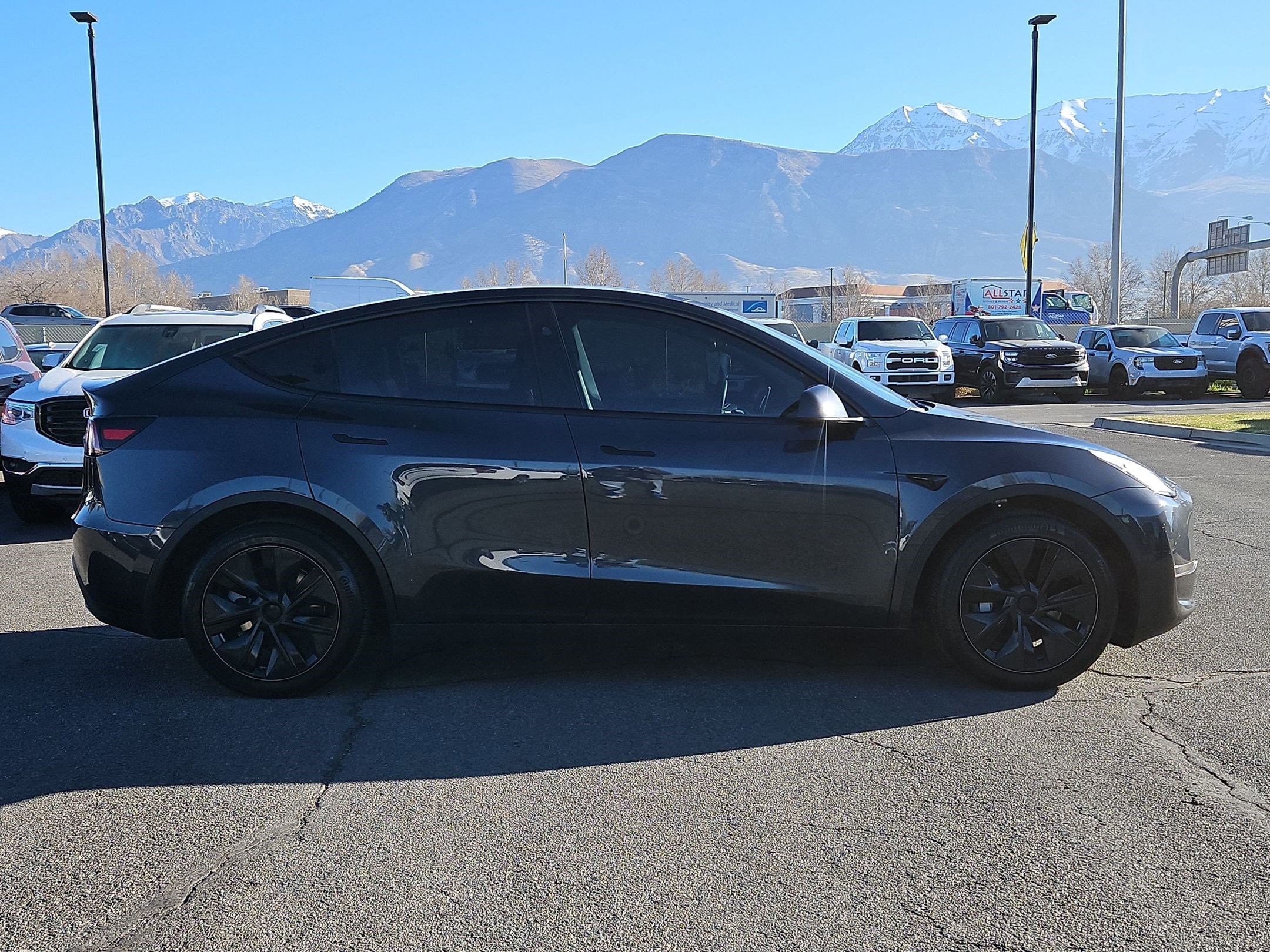 Certified 2025 Tesla Model Y Long Range with VIN 7SAYGAEE3SF272431 for sale in American Fork, UT