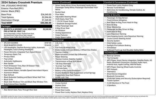 2024 Subaru Crosstrek Premium