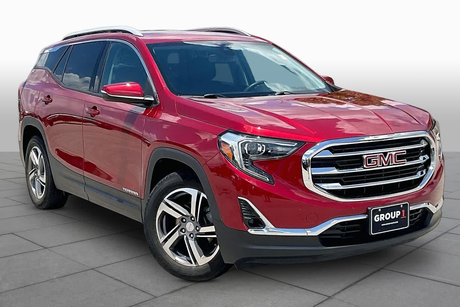 Used 2020 Red Quartz Tintcoat GMC SLT image 3