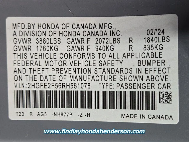 2024 Honda Civic Sport - Photo 45