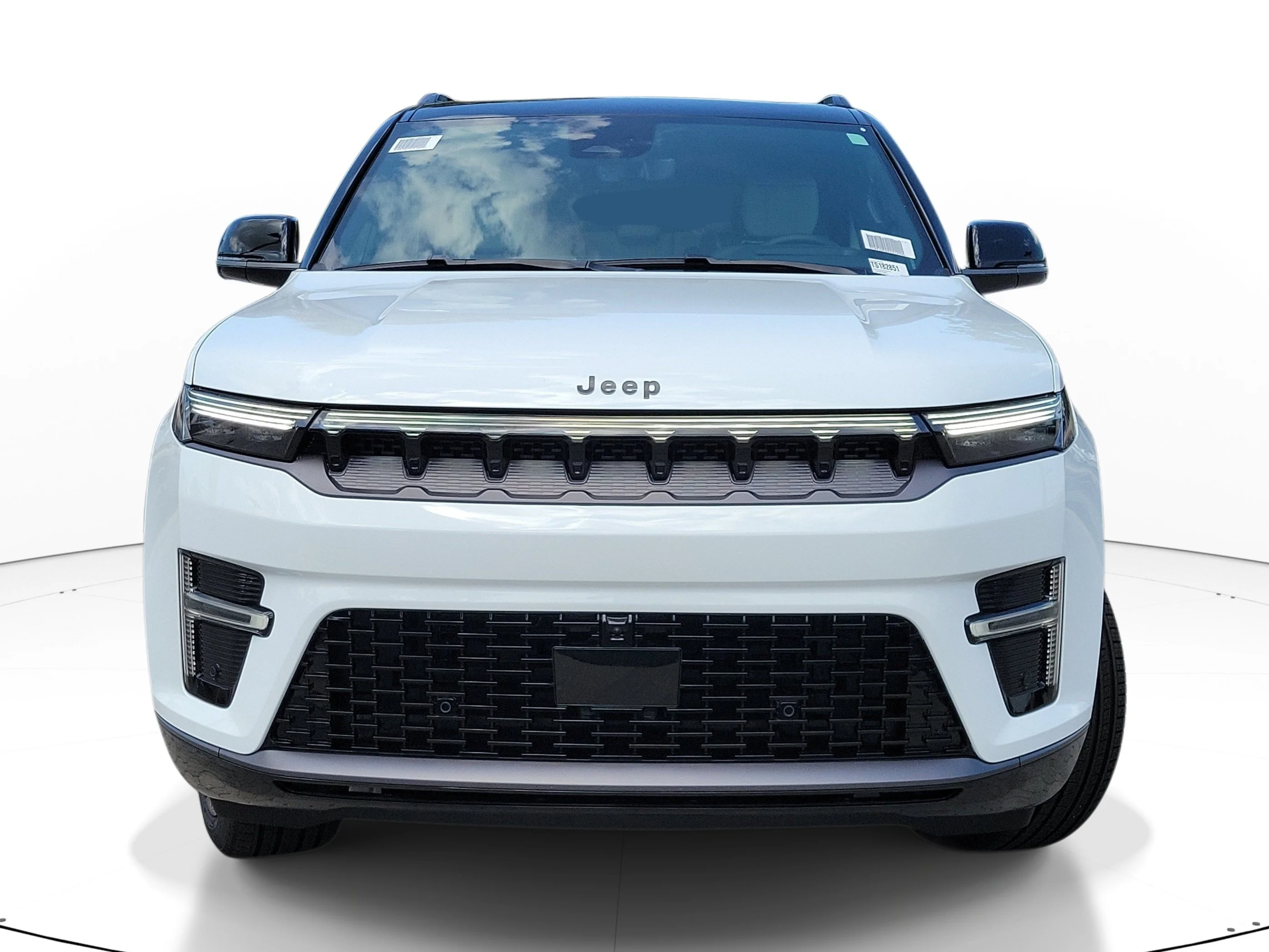 New 2026 Bright White Clearcoat Jeep Summit Obsidian image 2