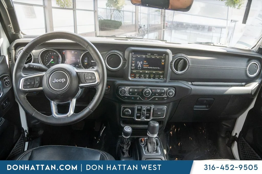 Used 2023 White Jeep Sahara 4xe image 4
