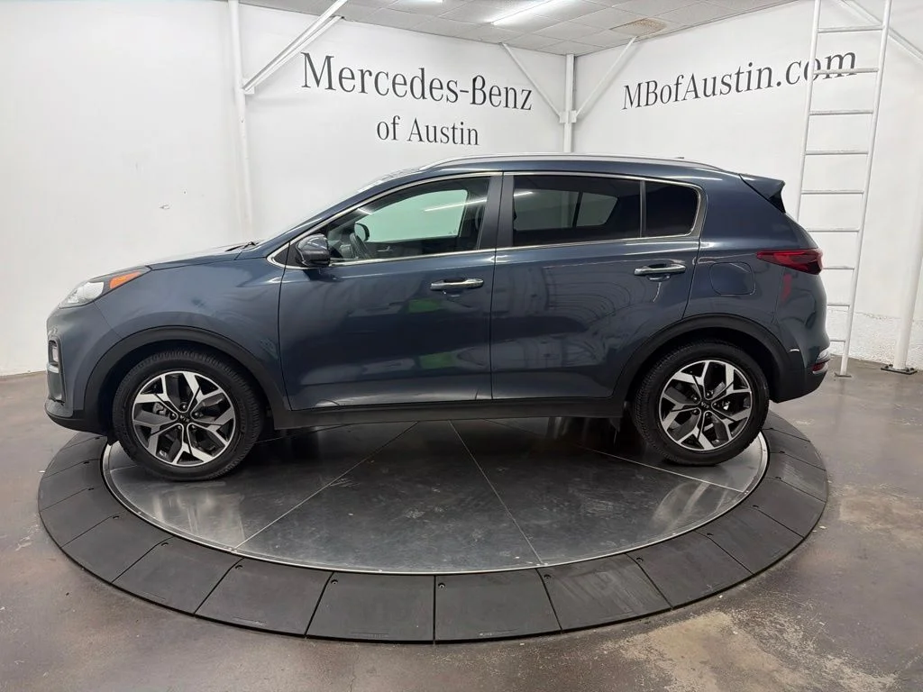 Used 2020 Blue Kia EX image 4