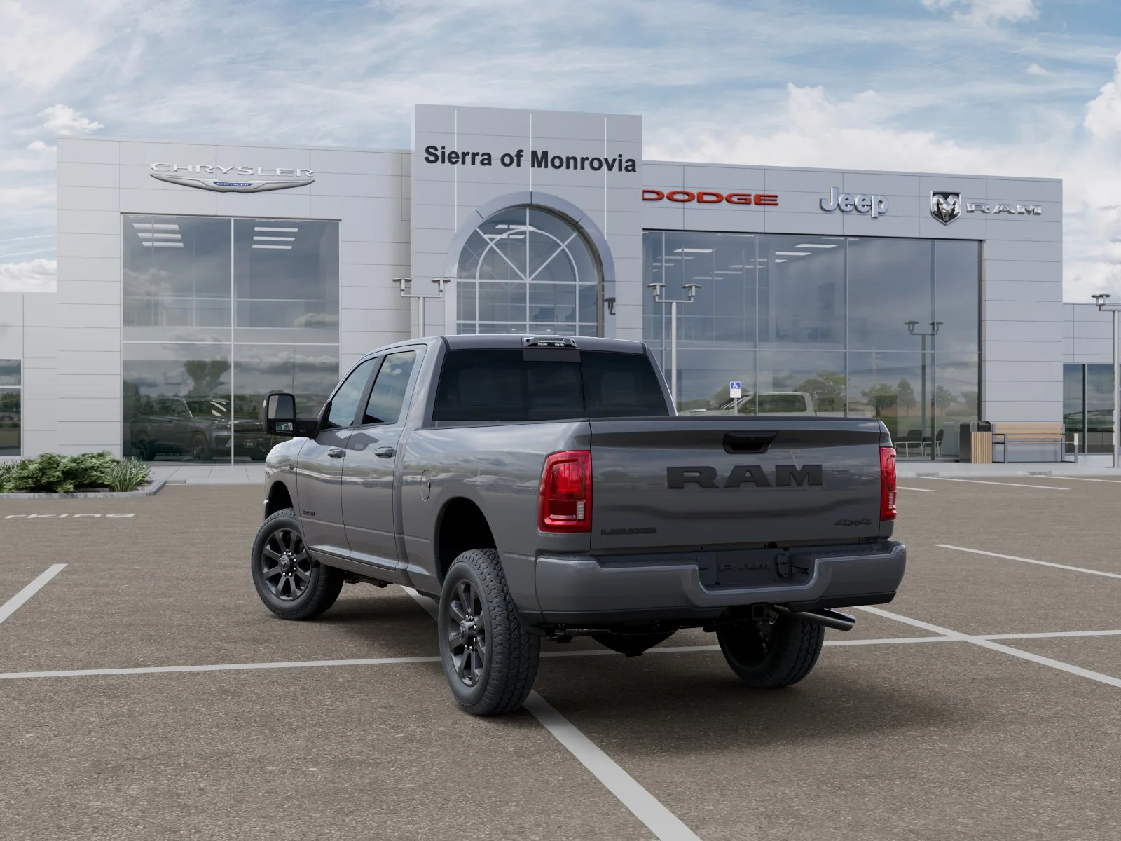 New 2027 Ceramic Gray Clearcoat RAM Laramie image 29