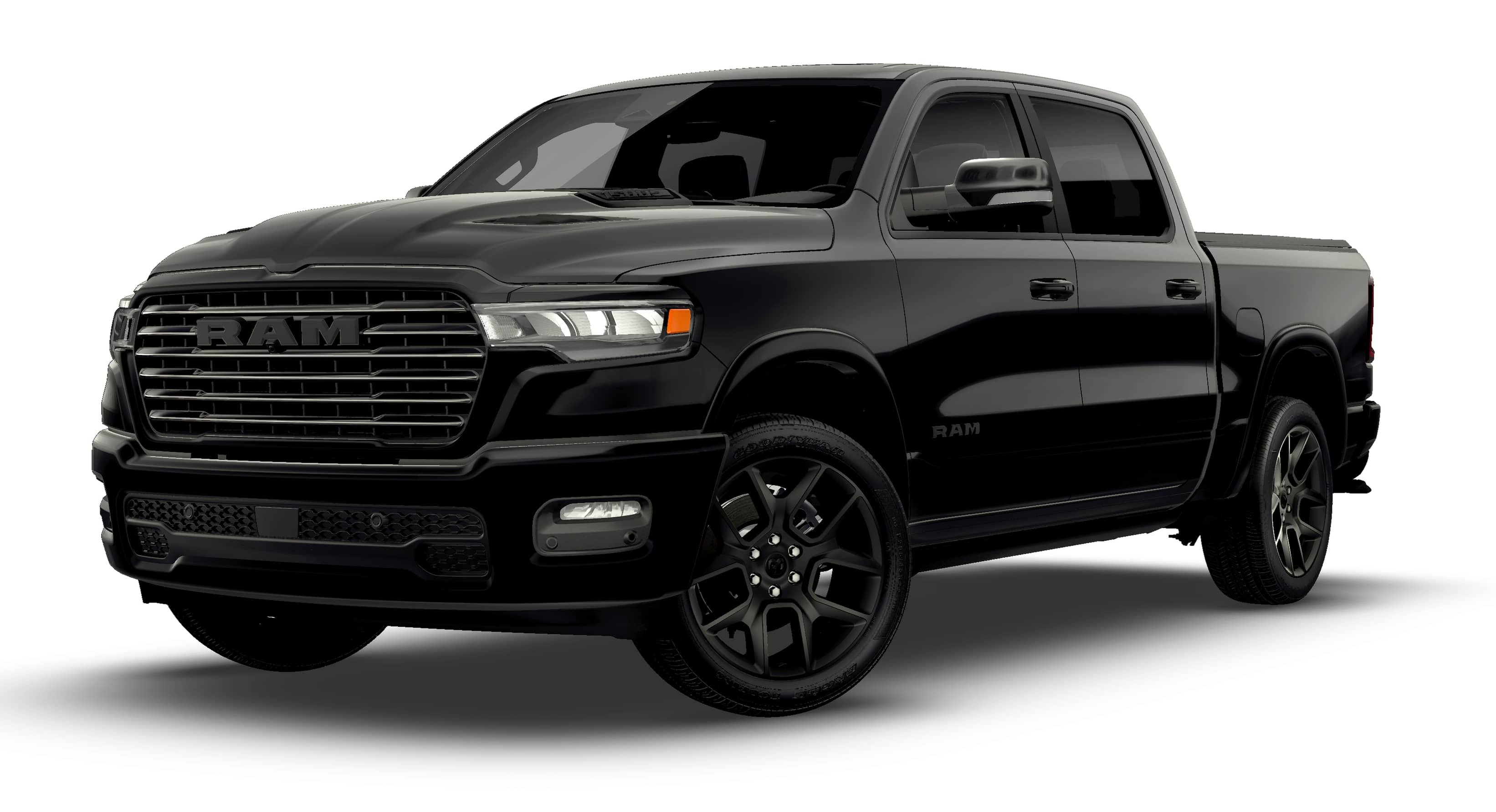 New 2026 Diamond Black Crystal Pearl-Coat Exterior Paint Ram LARAMIE image 27
