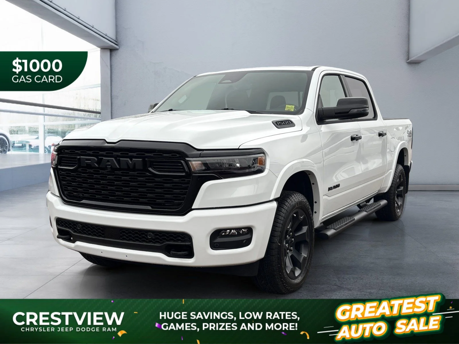 New 2027 Bright White Ram Big Horn image 1